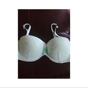 Sea foam green 36 C lacy bra